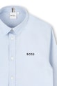 Chłopiec BOSS koszula bawełniana dziecięca J52675.162.174 niebieski