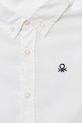 BIMBO United Colors of Benetton camicia di cotone per bambini 54AZCQ00R.G.Reprop.9BYA bianco