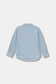 Παιδικό βαμβακερό πουκάμισο United Colors of Benetton 54AZGQ00J.P.Reprop.9BYA μπλε AW25