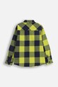Coccodrillo koszula bawełniana dziecięca ZC5136101SBJ zielony AW25