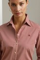 Pamučna košulja Lauren Ralph Lauren crvena 200970780