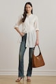 Ruházat Lauren Ralph Lauren pamut ing 200970935 fehér