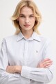 Polo Ralph Lauren camicia in cotone violetto 211971500