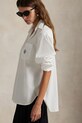 Βαμβακερό πουκάμισο Polo Ralph Lauren λευκό 211971509