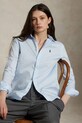 Βαμβακερό πουκάμισο Polo Ralph Lauren 211A92177 μπλε