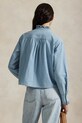 Bavlněná košile Polo Ralph Lauren 211971520 modrá AW25