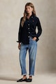 Ρούχα Πουκάμισο κοτλέ Polo Ralph Lauren 211971526 σκούρο μπλε