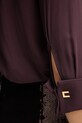 Πουκάμισο Elisabetta Franchi CA12256E2 μπορντό