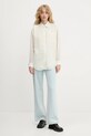 Calvin Klein koszula LV044B902G beżowy AW25