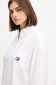 Риза Tommy Jeans бял DW0DW20988