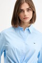 Памучна риза Tommy Jeans син DW0DW20990