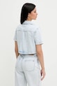 Abbigliamento Tommy Jeans camicia con cotone DW0DW21072 blu