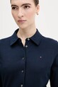 Košile Tommy Hilfiger námořnická modř WW0WW43528