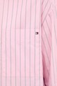 Βαμβακερό πουκάμισο Tommy Hilfiger WW0WW45892 ροζ