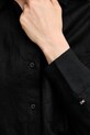 Πουκάμισο από λινό Tommy Hilfiger WW0WW46509 μαύρο