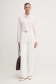 Πουκάμισο Tommy Hilfiger WW0WW47169 ροζ AW25
