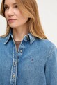 Джинсовая рубашка Tommy Hilfiger WW0WW47219 голубой