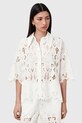 Πουκάμισο AllSaints CHARLI επίσημη λευκό W098PC