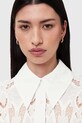 Πουκάμισο AllSaints CHARLI W098PC λευκό AW25