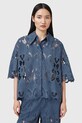 AllSaints koszula CHARLI klasyczny niebieski W098PC