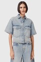 AllSaints koszula jeansowa TOVE klasyczny niebieski W116PC