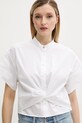 Bavlnená košeľa Rag & Bone biela WAW25PA0107610