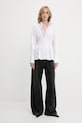 Βαμβακερό πουκάμισο Rag & Bone WAW25PA0317631 λευκό AW25