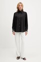 Karl Lagerfeld pamut ing A3W11023 fekete AW25