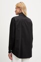 Ruházat Karl Lagerfeld pamut ing A3W11023 fekete