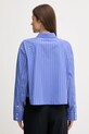 Odzież Calvin Klein Jeans koszula bawełniana LV047C118G fioletowy