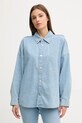 Calvin Klein Jeans koszula jeansowa klasyczny niebieski LV047C709G