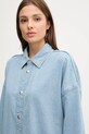 Calvin Klein Jeans koszula jeansowa niebieski LV047C709G