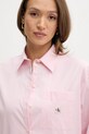 Calvin Klein Jeans koszula różowy LV047C143G