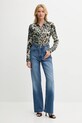 Πουκάμισο Guess CLOUIS W5YH0X.WDW82 μαύρο AW25