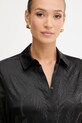 Πουκάμισο Guess AGNES μαύρο W5YH40.WFQC2