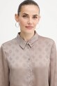 Guess koszula MARTHE beżowy W5YH1A.WHCR2