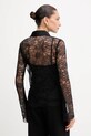 Îmbrăcăminte Guess cămașă ANTOINETTE W5YH58.WHDY0 negru