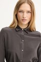 Μεταξωτό πουκάμισο Pinko καφέ 105593.A2T7