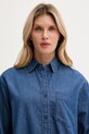 United Colors of Benetton cămașă jeans albastru 5DHJDQ0CJ