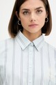 Хлопковая рубашка Guess Jeans голубой W5YH98.WHFL1