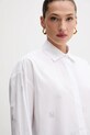 Хлопковая рубашка MSGM белый 3941MDE26X.257602