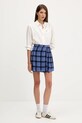 Tommy Jeans koszula bawełniana DW0DW21451 beżowy AW25