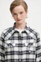 Tommy Jeans koszula bawełniana czarny DW0DW21456