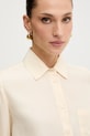 Weekend Max Mara koszula jedwabna PAMIR beżowy 2525116012600