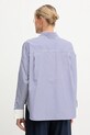 Îmbrăcăminte Weekend Max Mara cămașă din bumbac ARTURO 2525116042600 bleumarin