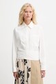 Weekend Max Mara koszula bawełniana FRESCO bawełna beżowy 2525116072600