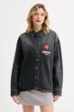 Kenzo cămașă jeans lung gri FF62DC2506C8