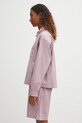 Carhartt WIP koszula bawełniana W' L/S Toland I035132.31TXX różowy AW25