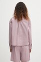 Odzież Carhartt WIP koszula bawełniana W' L/S Toland I035132.31TXX różowy