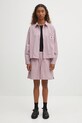 Carhartt WIP koszula bawełniana W' L/S Toland I035132.31TXX różowy
